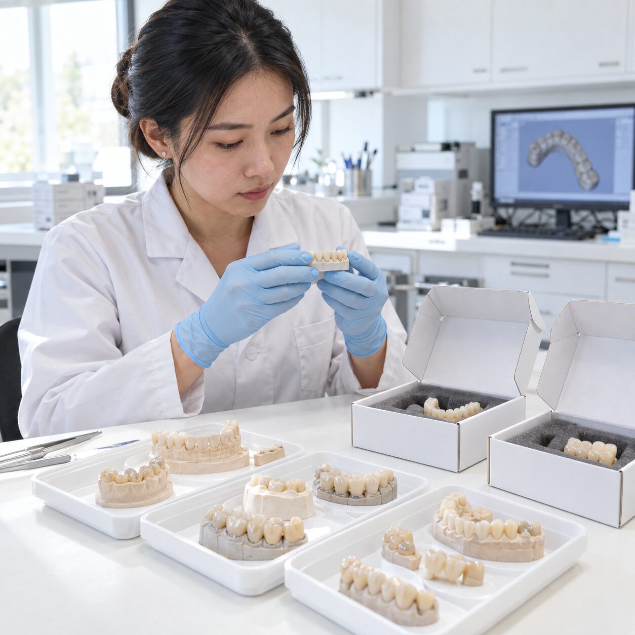 Digital dental laboratory production equipment