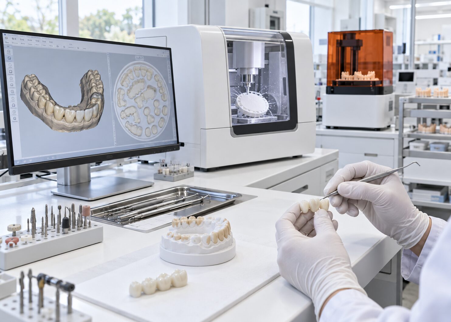 VCAD CAD CAM dental manufacturing equipment