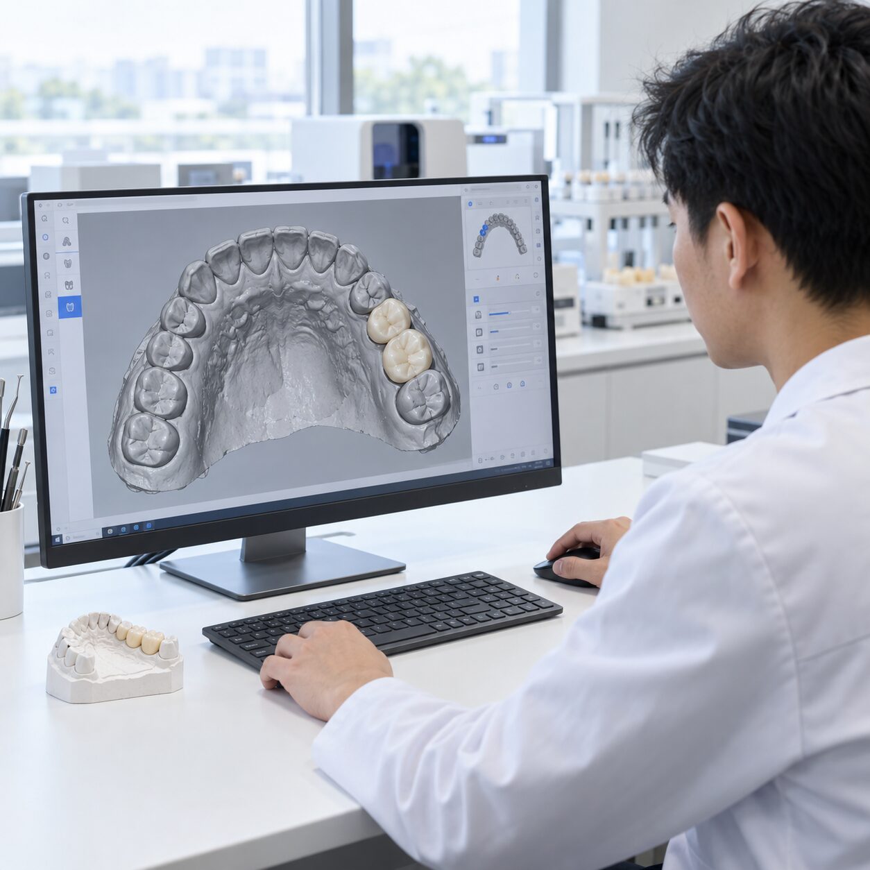 Dental CAD design outsourcing for dental laboratories