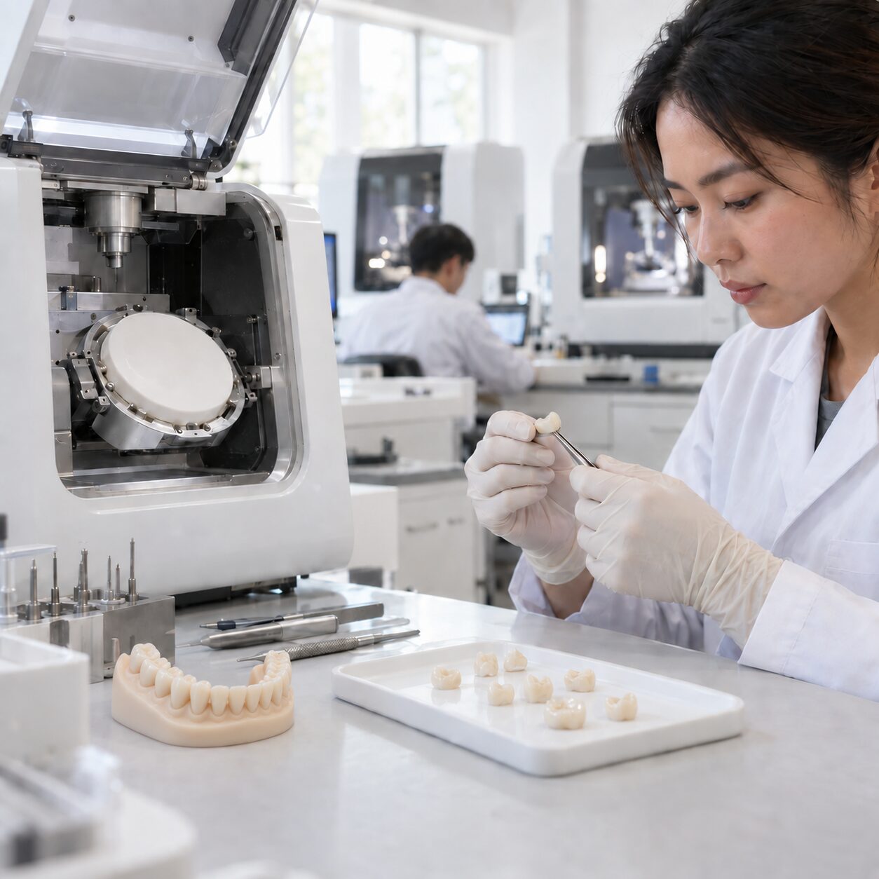 Dental manufacturing outsourcing for dental laboratories