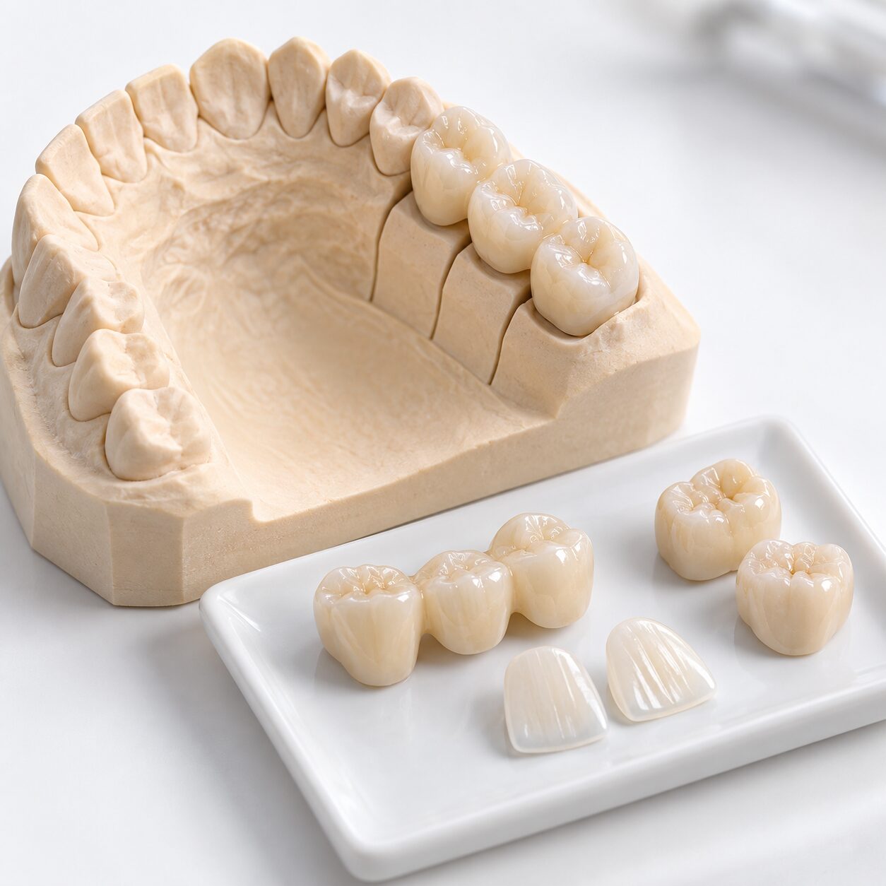Dental restorations for dental laboratories