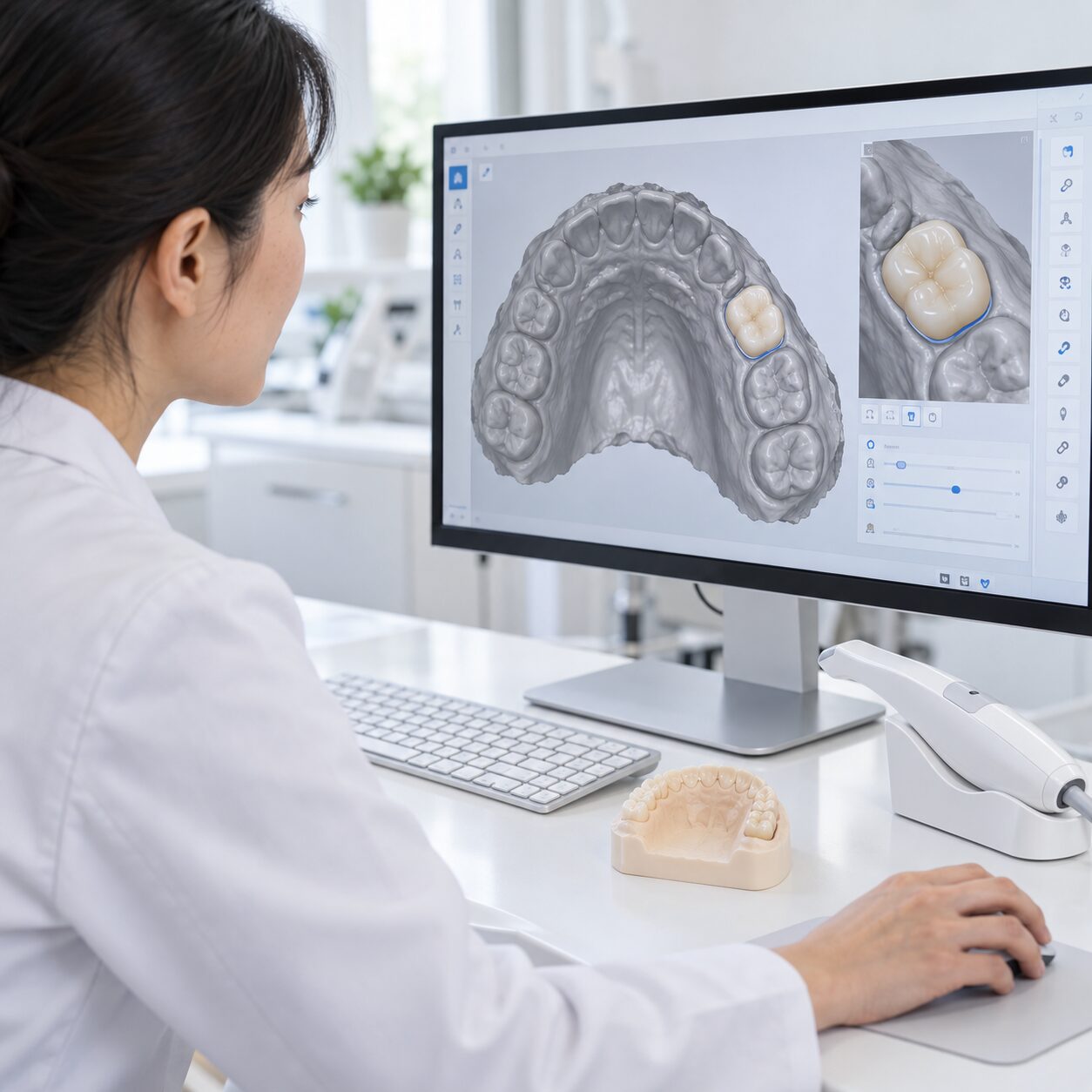 Dental CAD design service for dental practices