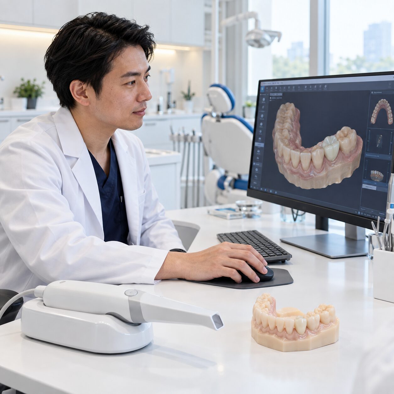 Digital dental CAD CAM production infrastructure