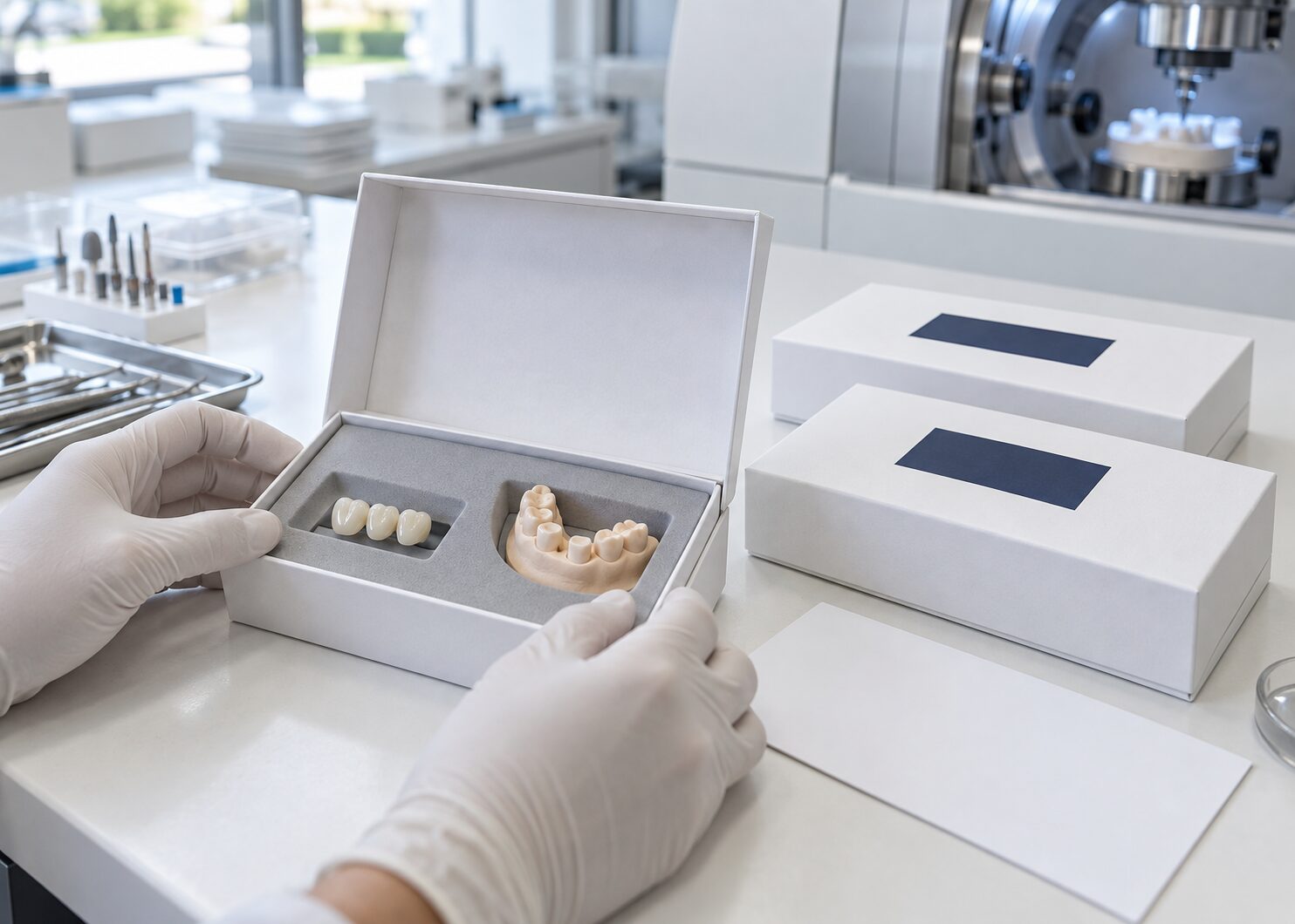 Private label dental production and packaging