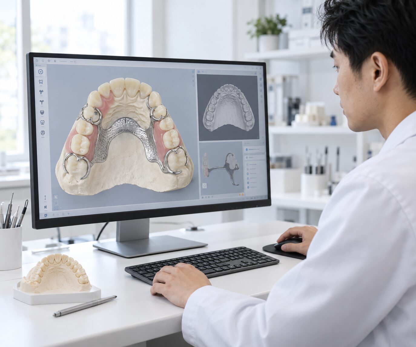 Digital removable denture CAD design