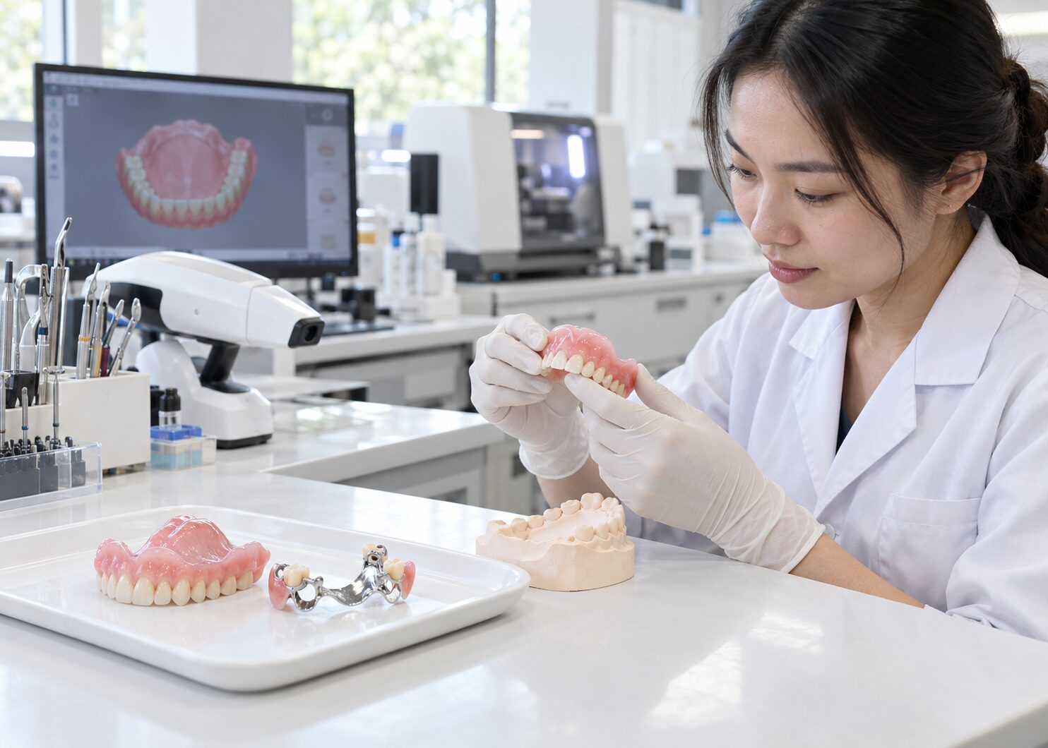 Removable production for dental laboratories