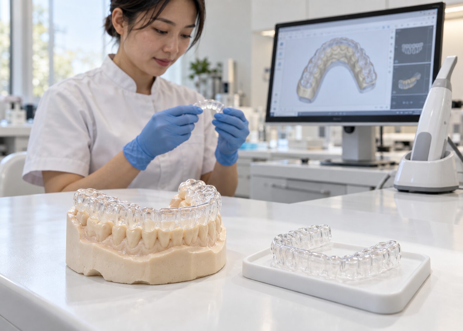 Digital splint workflow for dental practices