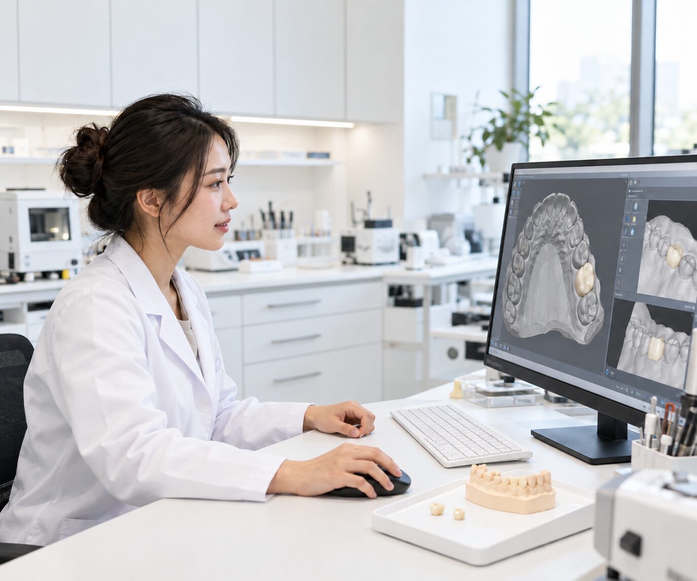 VCAD dental CAD design workflow