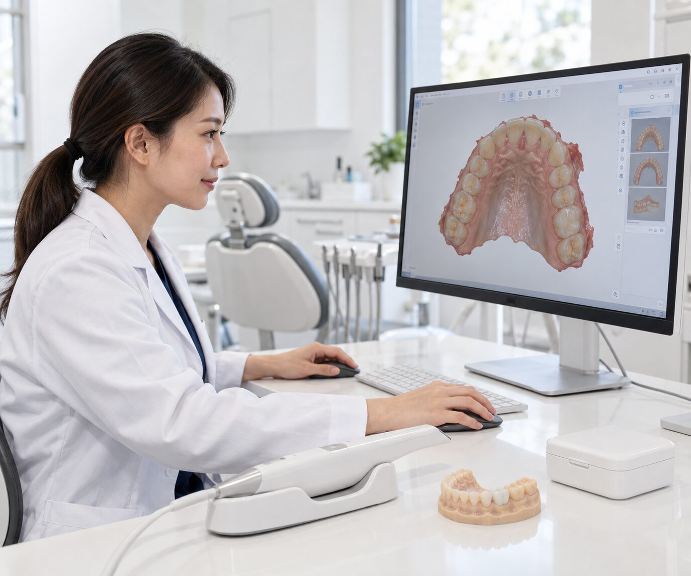 VCAD workflow for dental practices