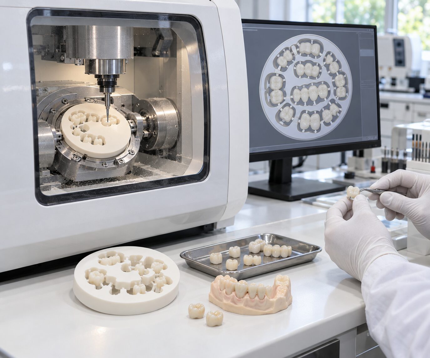 VCAD digital dental manufacturing